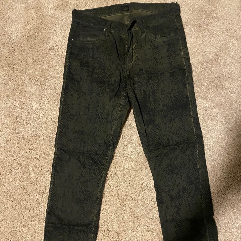 Citizens of humanity green and black jeans